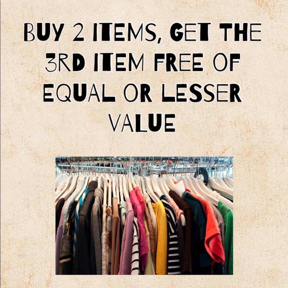 B2GO-FREE OF EQUAL OR LESSER VALUE